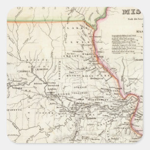Missouri 2 vierkante sticker