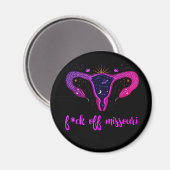 Missouri Abortion Ban Celestial Uterus Protest Magneet (Voorkant / Achterkant)