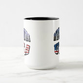 Missouri Afbeelding en USA Text Mok (Midden)