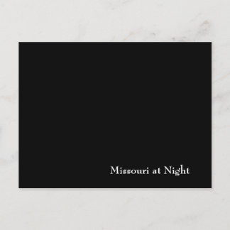 Missouri bij nacht briefkaart