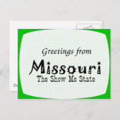 Missouri Briefkaart (Voorkant / Achterkant)