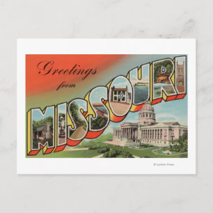 Missouri (Capital Building) — Grote brief Briefkaart