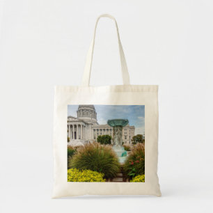 Missouri Capitol en fontein Tote Bag