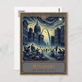 Missouri | Carte postale Art gothique (Devant / Derrière)