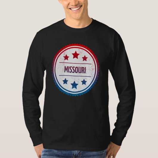Missouri - Cool US State Retro Badge T-shirt (Voorkant)