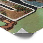 Missouri - De Ozarks - Grote Letter-scènes Poster (Hoek)