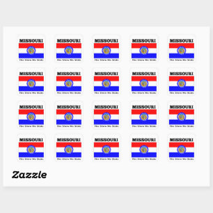 Missouri, de Toon-me-staat, Vierkante Sticker
