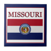 Missouri Flag Design Tegel Tegeltje (Voorkant)