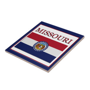 Missouri Flag Design Tegel Tegeltje