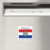 Missouri Flag Magnet Magneet (Insitu (Vaatwasser))