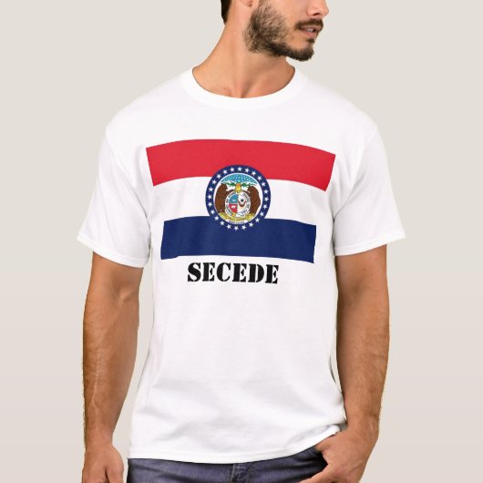 Missouri Flag, SECEDE T-shirt (Voorkant)