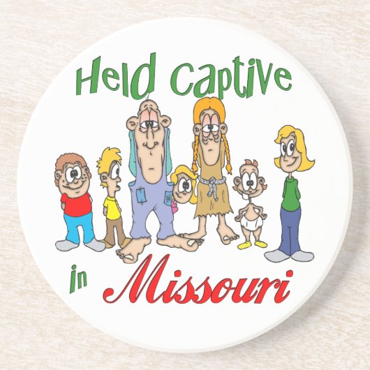 Missouri Funny Trailer Park Sandstone Onderzetter (Voorkant)