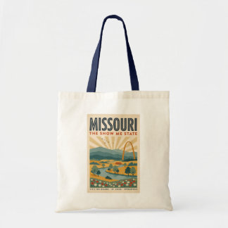 Missouri Gateway Arch Illustratie Reis Kunst Tote Bag