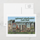 Missouri Headwaters Park, Montana Briefkaart (Voorkant / Achterkant)