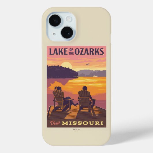 Missouri | Het meer van de Ozarks Case-Mate iPhone Case (Achterkant)