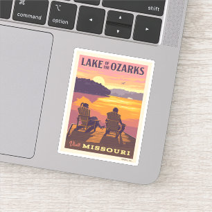 Missouri Het meer van de Ozarks Sticker