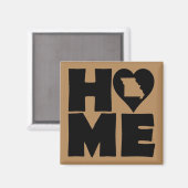 Missouri Home Heart State Fridge Magnet (Recto/Verso)