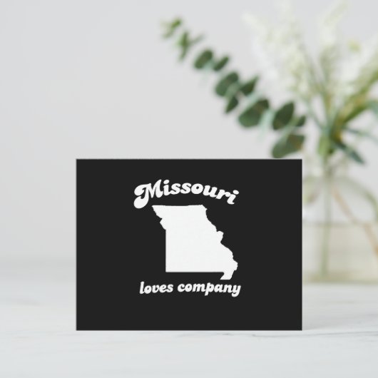 Missouri houdt van bedrijfs T-shirt Briefkaart (Staand voorkant)