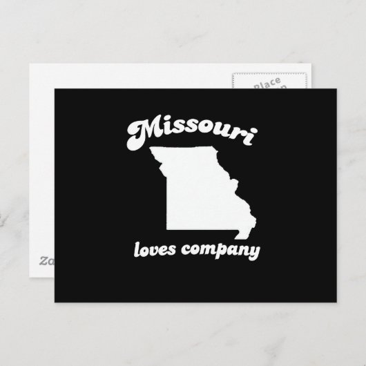 Missouri houdt van bedrijfs T-shirt Briefkaart (Voorkant / Achterkant)