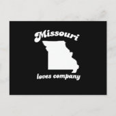 Missouri houdt van bedrijfs T-shirt Briefkaart (Voorkant)
