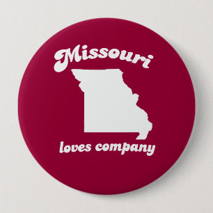 Missouri houdt van T-shirt bedrijf Ronde Button 4,0 Cm