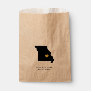 Missouri-huwelijksgunstzakjes, cadeautasjes bedankzakje