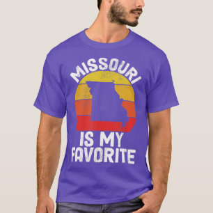 Missouri is mijn favoriete grappige retro Sun Miss T-shirt