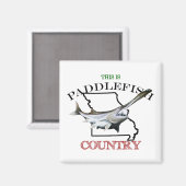 Missouri is Paddlefish Land Magneet (Voorkant / Achterkant)