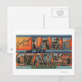 Missouri - Meer van de Ozarks 3 Briefkaart (Voorkant / Achterkant)