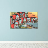 Missouri - Meer van de Ozarks Canvas Afdruk (Insitu (Houten vloer))