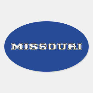 Missouri Ovale Sticker