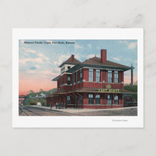Missouri Pacific Railroad Depot Briefkaart