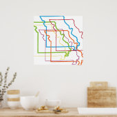 missouri pride blur poster (Keuken)
