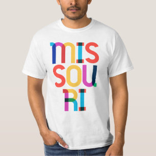 Missouri Retro  Pop Art 80s Type T-shirt