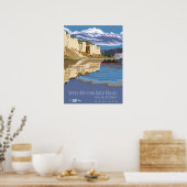Missouri River Breaks Poster (Keuken)