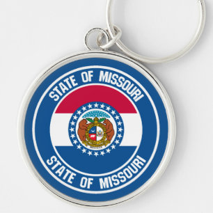 Missouri Round Emblem Sleutelhanger