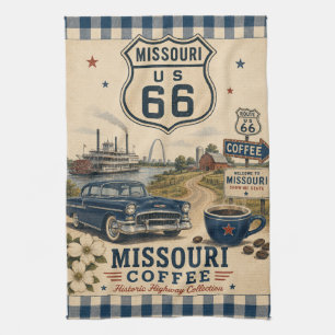 Missouri Route 66 Americana Café Serviette Décorat