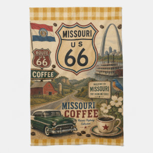 Missouri Route 66 Americana Keuken Koffie Theedoek