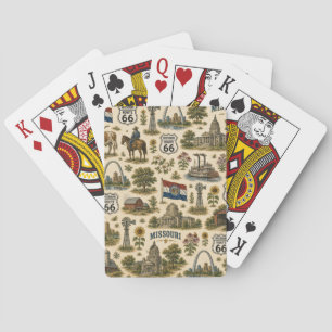 Missouri Route 66 Lucky Gateway Pokerkaarten