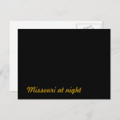 Missouri 's nachts briefkaart (Voorkant / Achterkant)