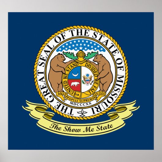 Missouri Seal Poster (Voorkant)