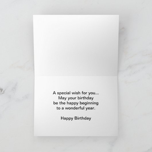 Missouri Shoal Creek Heren Zomer Foto Verjaardag Kaart (Binnen)