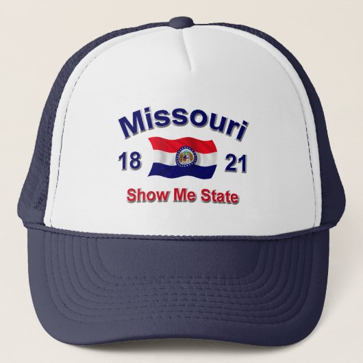 Missouri Show Me State Trucker Pet (Voorkant)