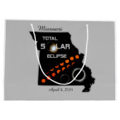 Missouri Solar Eclipse Grand sac cadeau (Dos)