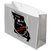 Missouri Solar Eclipse Grand sac cadeau (Dos Angle)