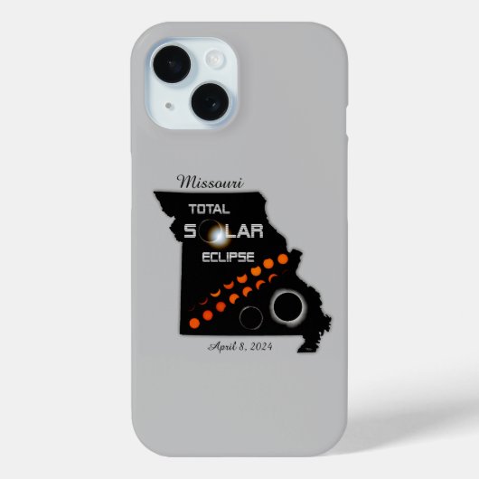 Missouri Solar Eclipse iPhone Case (Achterkant)