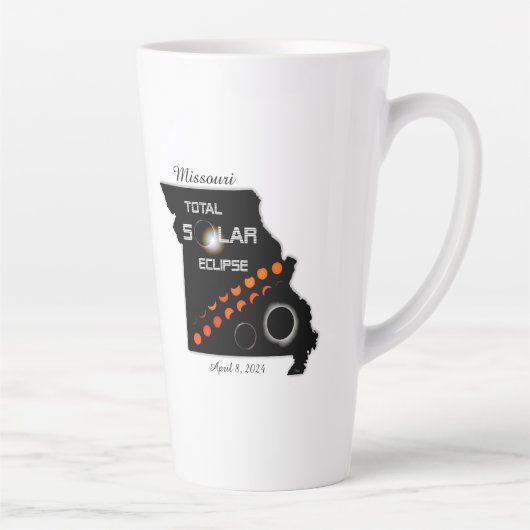 Missouri Solar Eclipse Latte Mug (Droite)