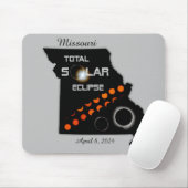 Missouri Solar Eclipse Mousepad Muismat (Met muis)