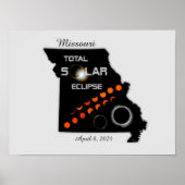Missouri Solar Eclipse Poster (Voorkant)