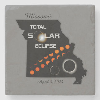 Missouri Solar Eclipse Stone Onderzetter